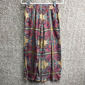 Ivy Jane Pants Women’s XS Mandala Paisley Tiles Wide Leg